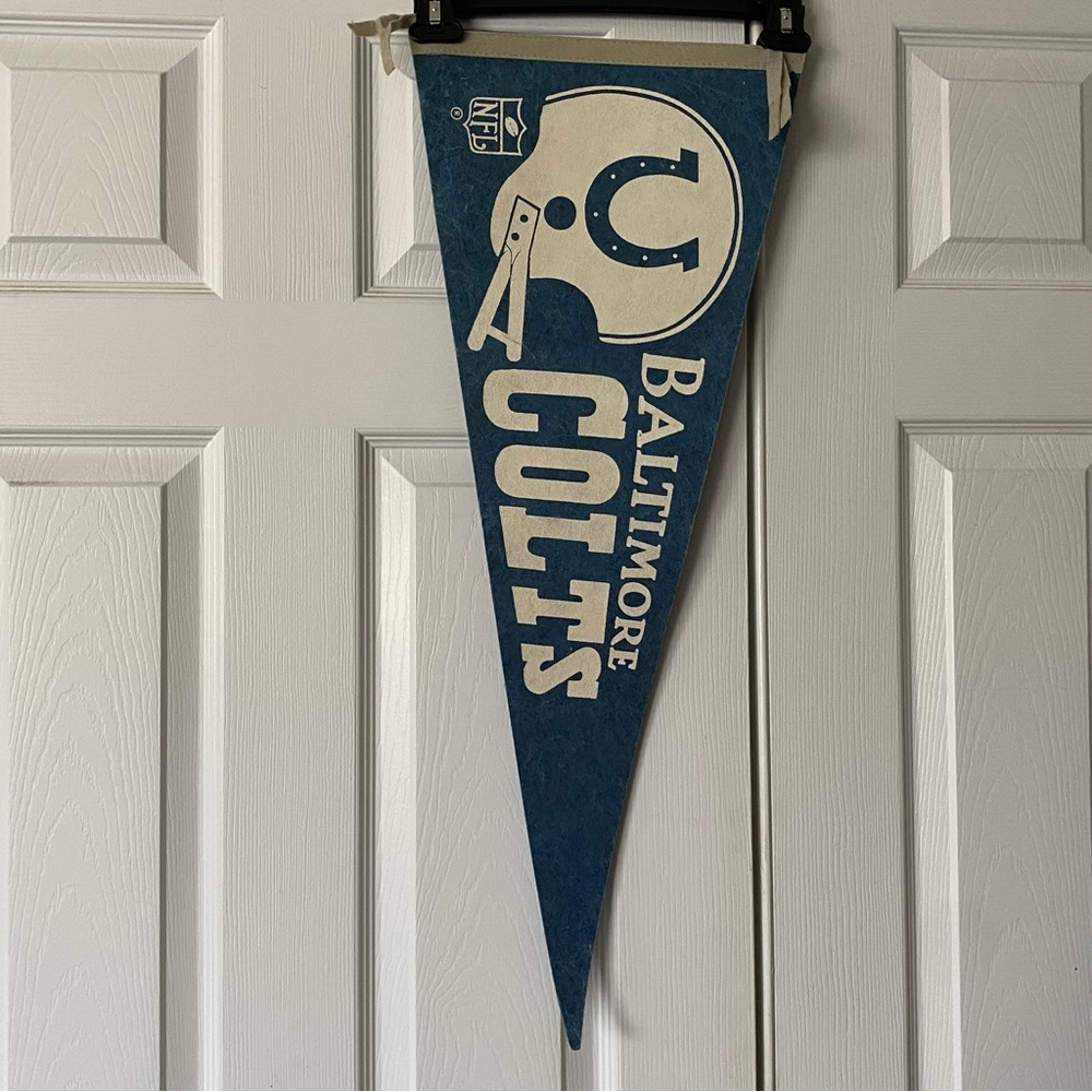 Vintage Baltimore Colts NFL Football Pennant
